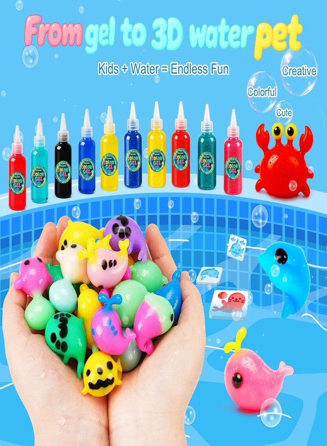 Teexpert Magic Water Elf Toy Kit - Art and Crafts for Kids Girls Boys Ages 3 4 5 6 7 8 9 10 11 12 - DIY Craft Toy Birthday to Make Aqua Fairy Squishy Water Pets - Image 2